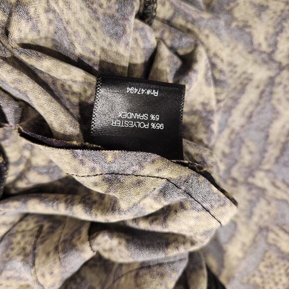 Norma Kamali green python print jogger set - Picture 5 of 9